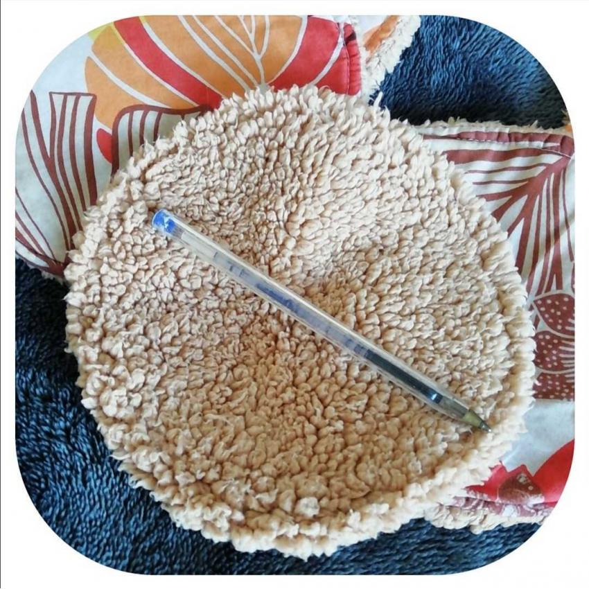 Lingettes débarbouillettes, feuilles de palmier, marrons