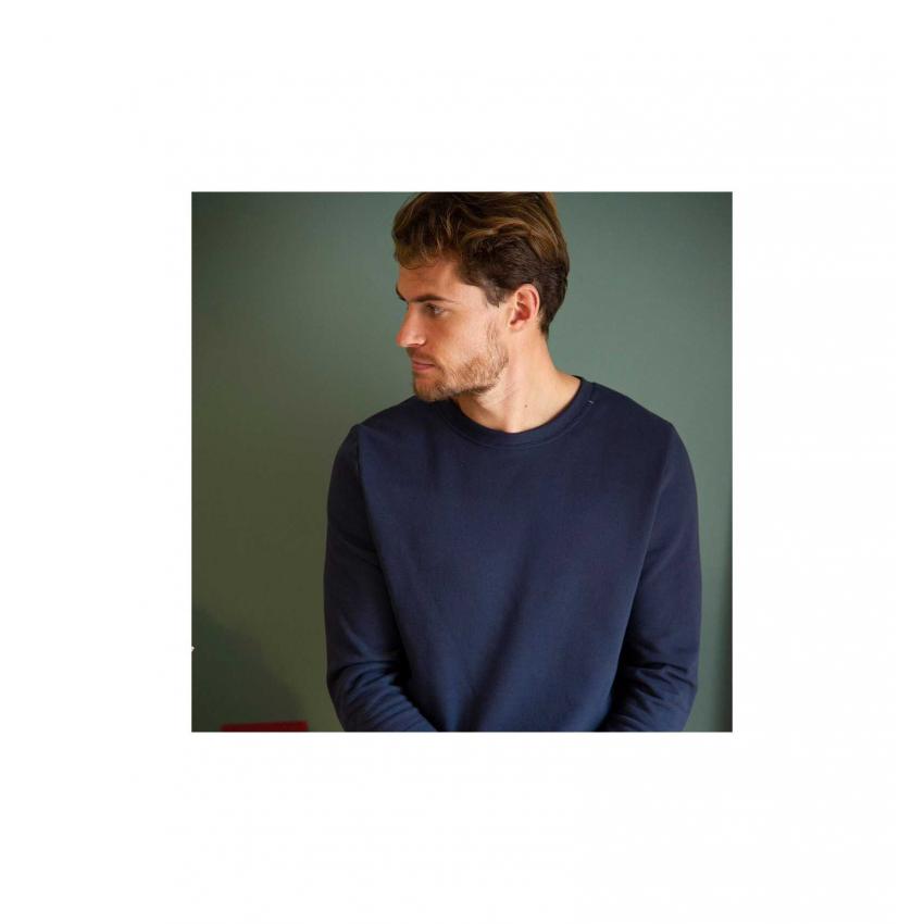 Sweat Coton Bio Mixte Marine - Ressource