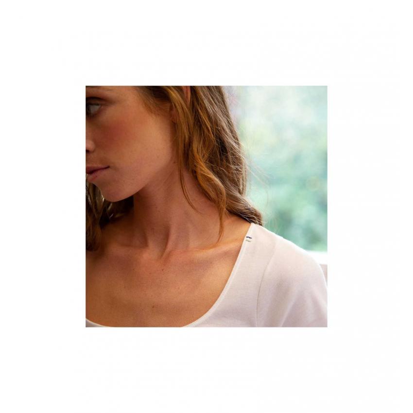 T Shirt Coton Bio Femme Blanc - Ressource