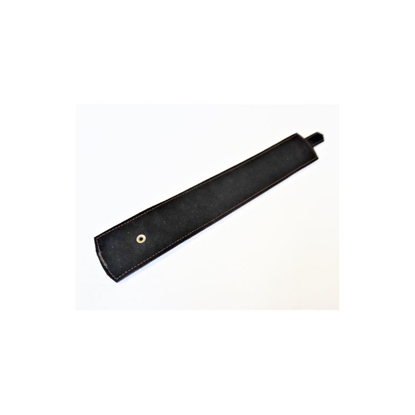 Bracelet cuir marron pour poignet moyen à large