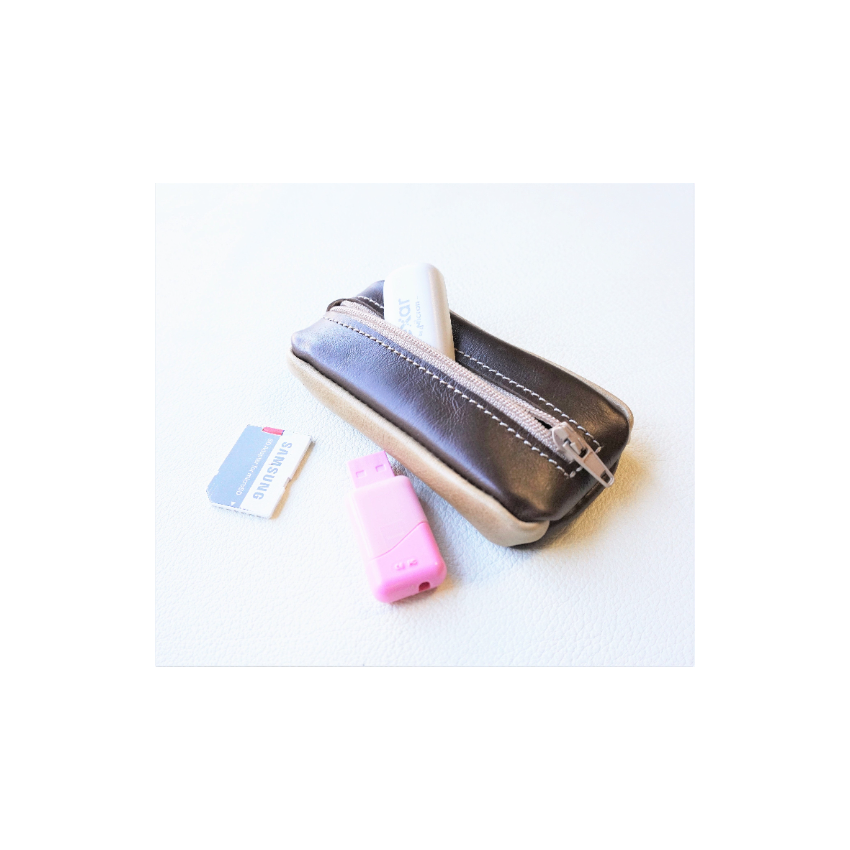 Porte monnaie homme en cuir