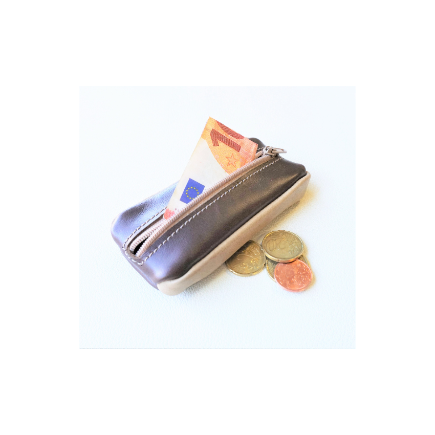 Porte monnaie homme en cuir