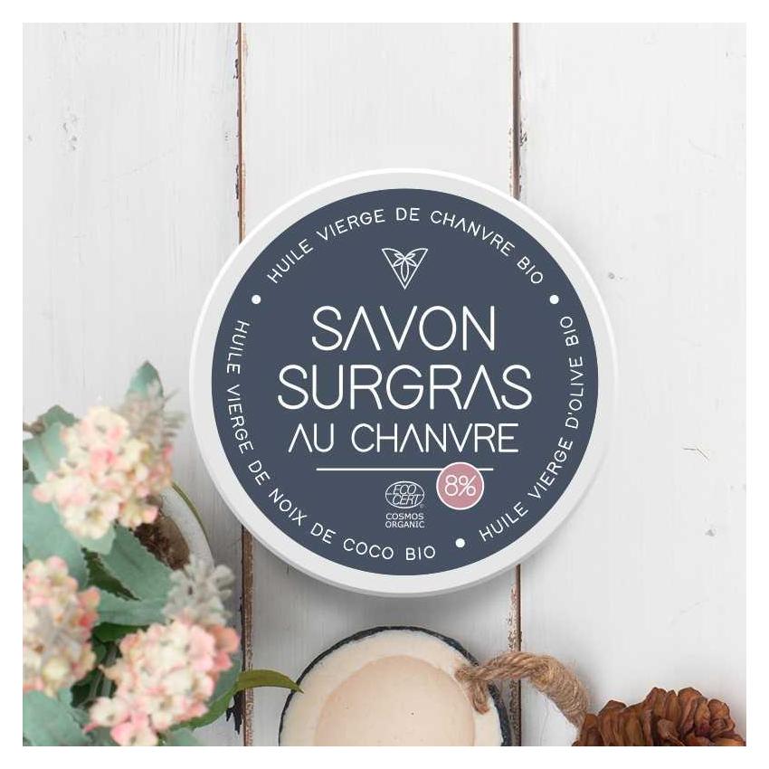 Savons surgras au Chanvre biologique - 100 g