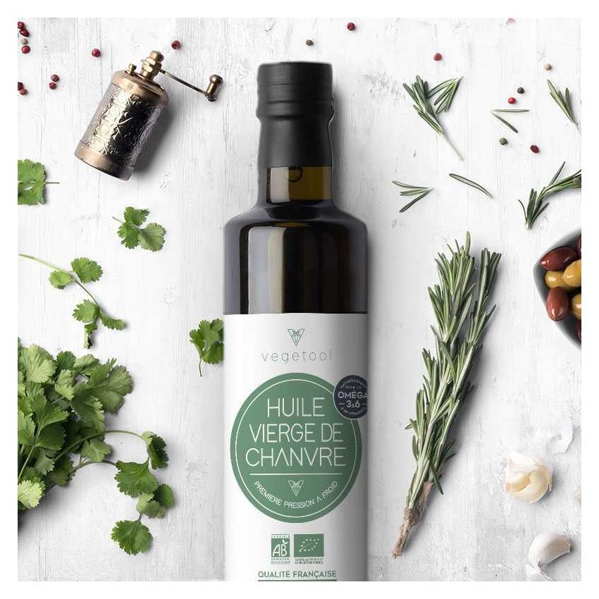 Huile vierge de Chanvre biologique - 250 mL