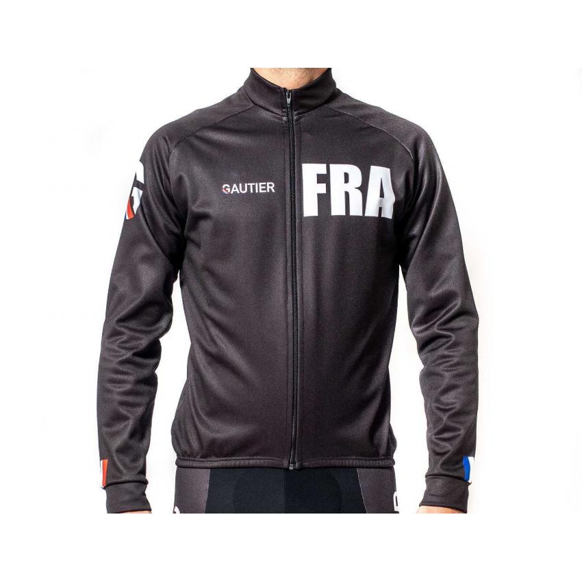 Veste Vélo Thermique WINDTEX™ Noir