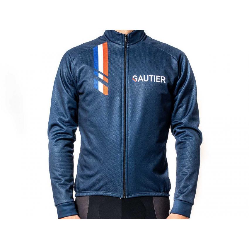 Veste Vélo Thermique WINDTEX™ Bleu