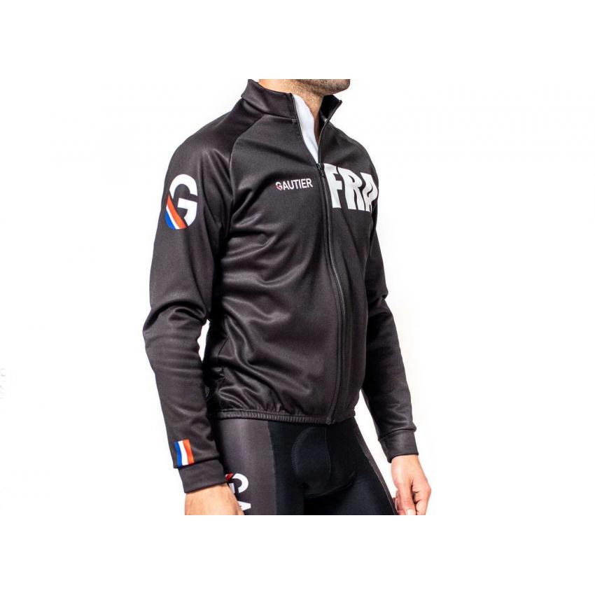 Veste Vélo Thermique WINDTEX™ Noir